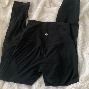 Black Lululemon Align Leggings Size 2